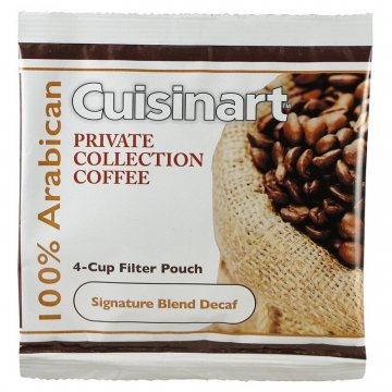 Cuisinart Private Collection Signature Blend Decaf 4-Cup Filter Pack Coffee -100ct