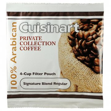 Cuisinart Private Collection Signature Blend 4-Cup Filter Pack Coffee -100ct