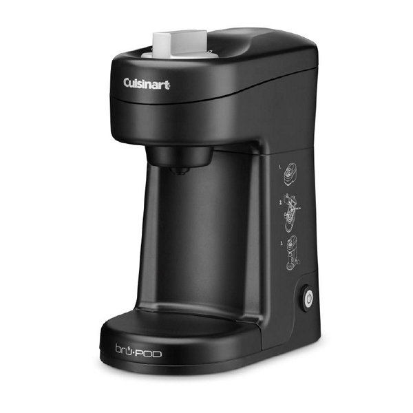 Cuisinart Brushed Chrome Programmable Single-Serve Coffee Maker at