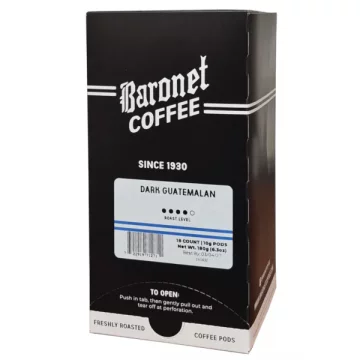 Baronet Dark Guatemalan Coffee Pods - 18ct