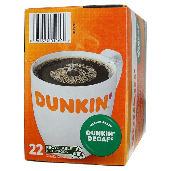 Dunkin Donuts Decaf Coffee k-cups