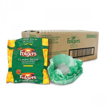 Folgers Classic Roast Decaf 10 Cup Filter Packs