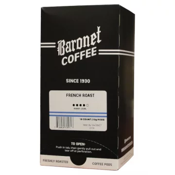 Baronet French Roast Coffee Pods - 18ct