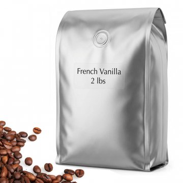 French Vanilla Whole Bean Coffee 6/2LB Case