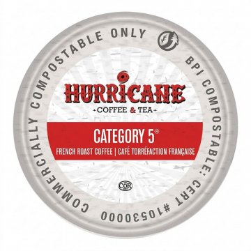 Hurricane Category 5 Compostable Single Serve Coffee Cups - 20ct