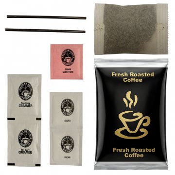4-Cup All-in-the-bag Coffee -w- Condiments 250ct