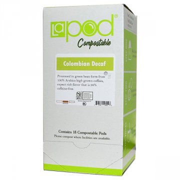 LaPod DECAF Colombian Coffee Pods 18ct
