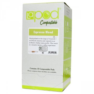 LaPod Espresso Blend Coffee Pods 18ct
