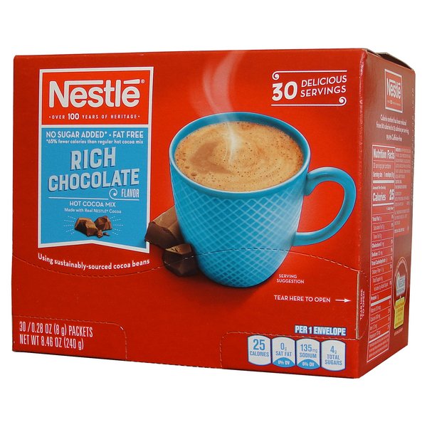 Nestle Zero Added Sugar Hot Cocoa Mix 7.33 oz by Nestle - Exclusive Offer  at $6.29 on Netrition