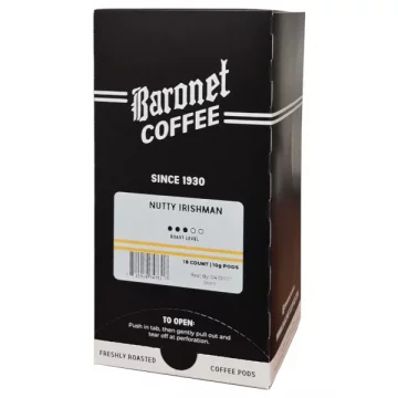 Baronet Nutty Irishman Coffee Pods - 18ct