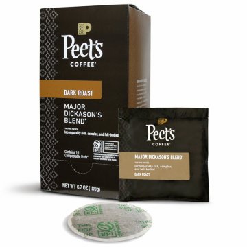 Peet's Major Dickason's Blend Soft Coffee Pods 16ct