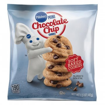 Pillsbury Mini Chocolate Chip Cookies - 28ct case