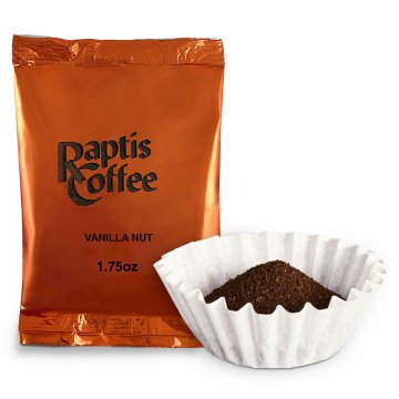 Raptis Vanilla Nut Flavored Coffee Packets