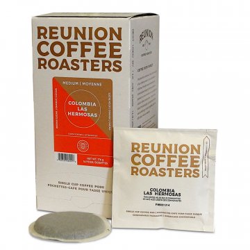 Reunion Colombia Las Hermosas Soft Coffee Pods 16ct