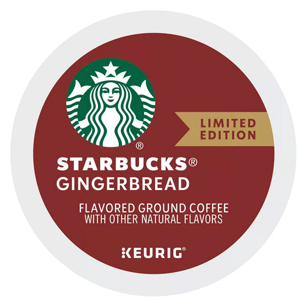 Starbucks Gingerbread Flavored Coffee K-cups