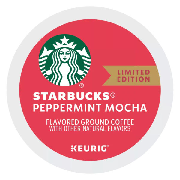 Starbucks Peppermint Mocha Flavored Kcups