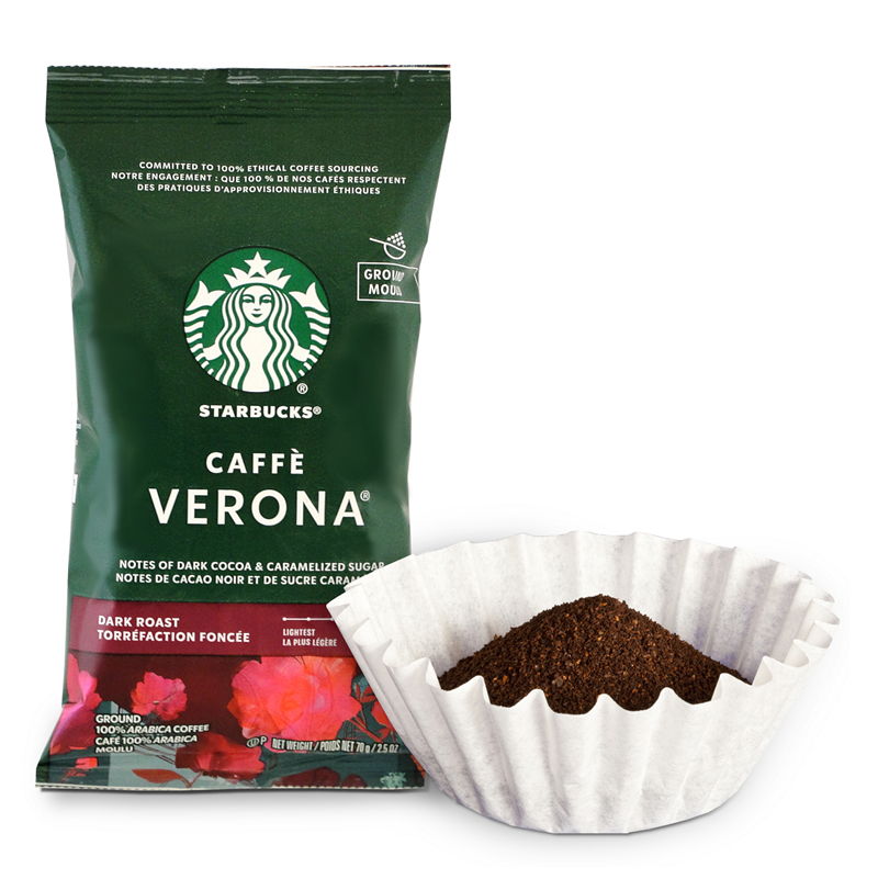 Starbucks Caffe Verona Coffee Packets | Coffee House Express
