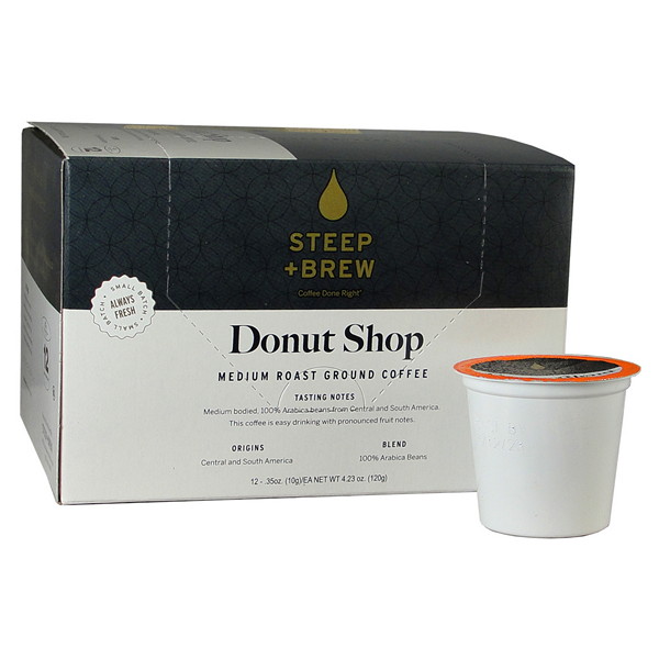 Steep + Brew Donut Shop Single Serve Coffee