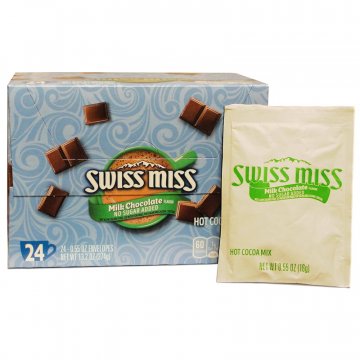 Swiss Miss No Sugar Added Hot Chocolate - 24ct box