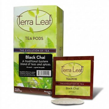 Terra Leaf Black Chai Tea Pods 18ct