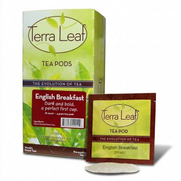 Terra Leaf English Breakfast Tea Pods 18ct