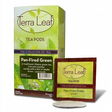 Terra Leaf Pan-Fired Green Tea Pods 18ct