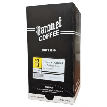 Baronet Toasted Almond Coffee Pods - 18ct