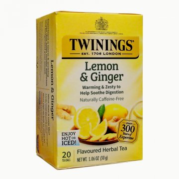 Twinings Lemon and Ginger Tea - 20ct