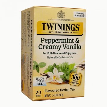 Twinings Peppermint & Creamy Vanilla Tea - 20ct