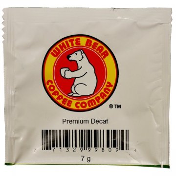 White Bear Premium Decaf Pods - Hospitality Pack, 7 Grams