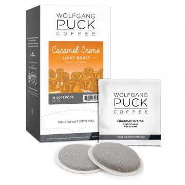 Wolfgang Puck Caramel Cream Soft Coffee Pods -18ct