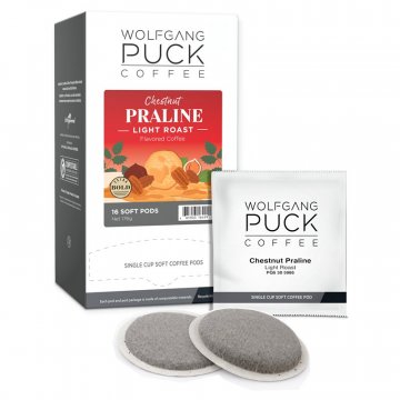 Wolfgang Puck Chestnut Praline Soft Coffee Pods - 16ct