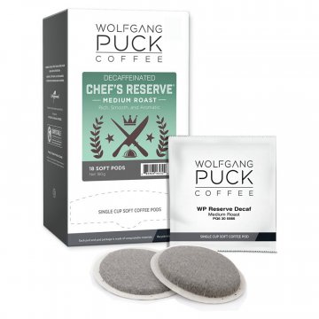 Wolfgang Puck Chef's Reserve Decaf Soft Coffee Pods -18ct