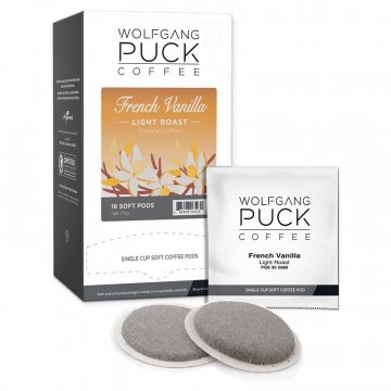 Wolfgang Puck French Vanilla Soft Coffee Pods -18ct