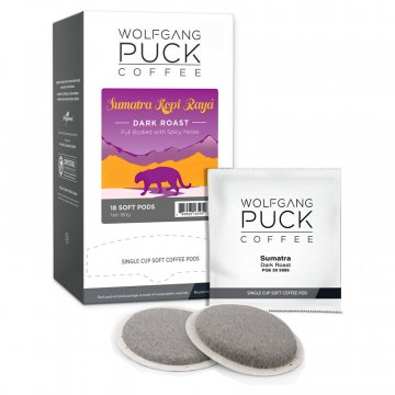 Wolfgang Puck Sumatra Kopi Raya Soft Coffee Pods -18ct