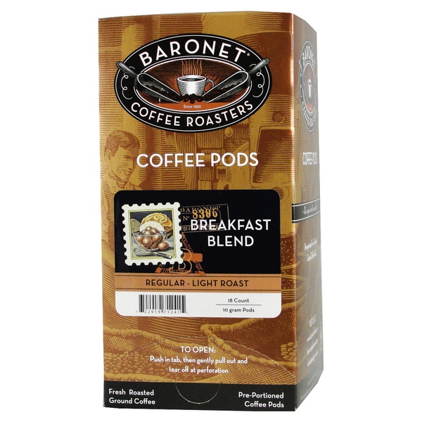 Coffee Breakfast Blend Coffee Pods 18ct