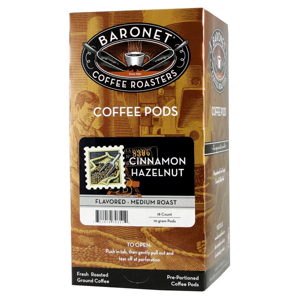 Cinnamon Hazelnut Flavored Coffee Pods 18ct