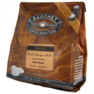 Baronet Dark Kenya AA Soft Pods -18ct