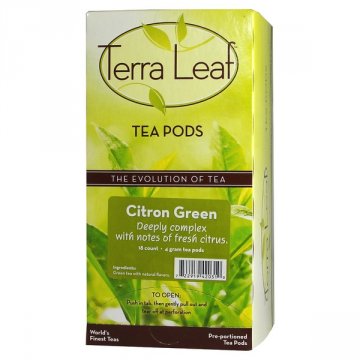 Terra Leaf Citron Green Tea Pods 18ct