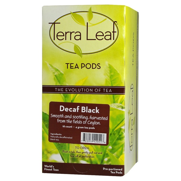 Terra Leaf Decaf Black Tea 18ct Coffee House Express