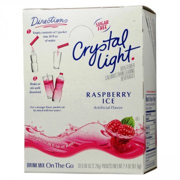 Crystal Light On The Go - Raspberry Ice -30ct