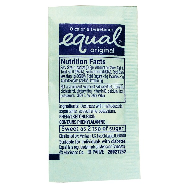 Equal sugar packet