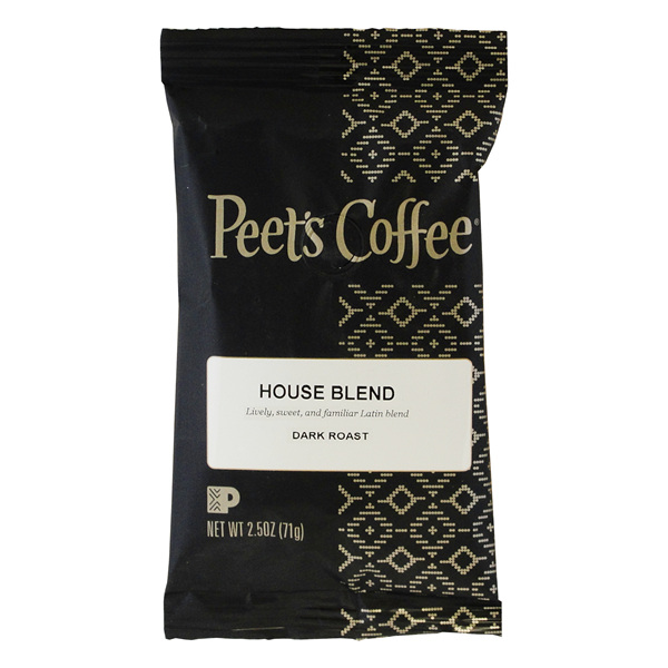 Peet's House Blend Ground Coffee Packets at Coffee House Express
