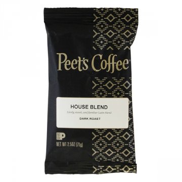 Peets House Blend Ground Coffee Packets -18ct
