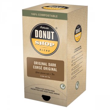 Authentic Donut Shop Original Dark Coffee Pods 16ct
