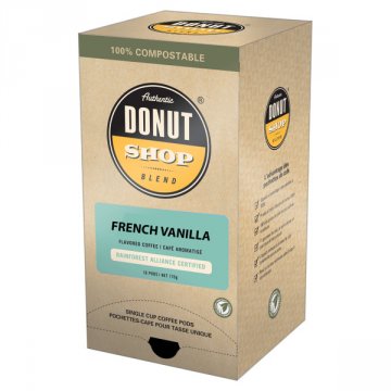 Authentic Donut Shop French Vanilla Coffee Pods 16ct