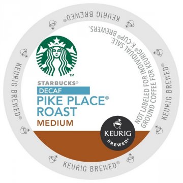 Starbucks Pike Place Decaf K-Cups 24ct