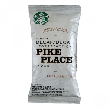 Starbucks DECAF Pike Place Roast Coffee Packets 18ct