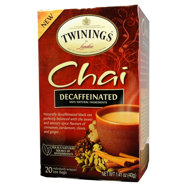 TwininTwinings Chai Decaf Tea 20ct