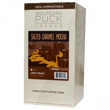 Wolfgang Puck Salted Caramel Mocha Pods - 18ct